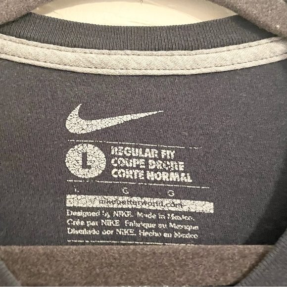 VINTAGE NIKE AIR Black Graphic Tee Men's Unisex Streetwear BlackT-Shirt Large - Picture 4 of 4